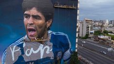 Homenaje a Maradona: inauguran el mural más grande del mundo en honor al 10 Homenaje a Maradona: inauguran el mural más grande del mundo en honor al 10