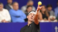 La emoción lo superó al tenista de Tandil. La emoción lo superó al tenista de Tandil.