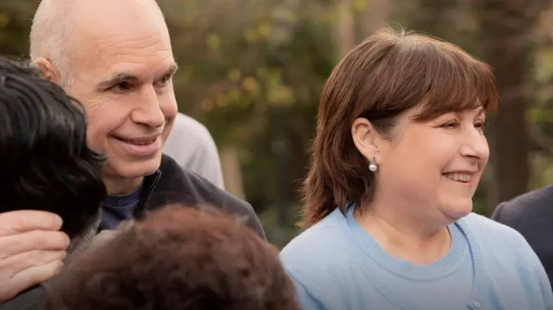 Larreta junto a Ocaña.