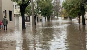 En San Antonio de Areco llovieron 400 milímetros en 24 horas.