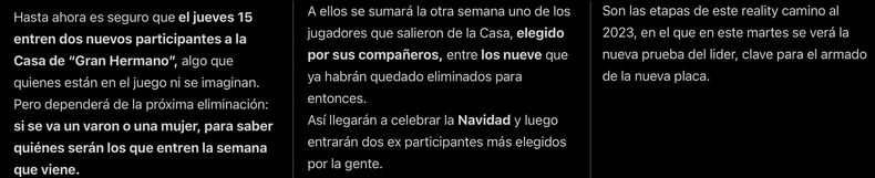 Así era parte de la nota que compartió y borró Laura Ubfal.