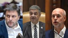 Leandro Santoro / Jorge Macri / Horacio Rodríguez Larreta