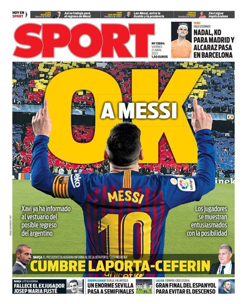 Barcelona apura a Lionel Messi y puso una fecha límite para su retorno
