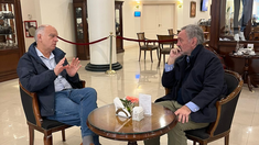 Néstor Grindetti y Joaquín de la Torre. Néstor Grindetti y Joaquín de la Torre.