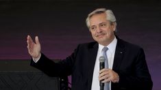 El presidente Alberto Fernández durante el relanzamiento del programa Más Cultura. El presidente Alberto Fernández durante el relanzamiento del programa Más Cultura.