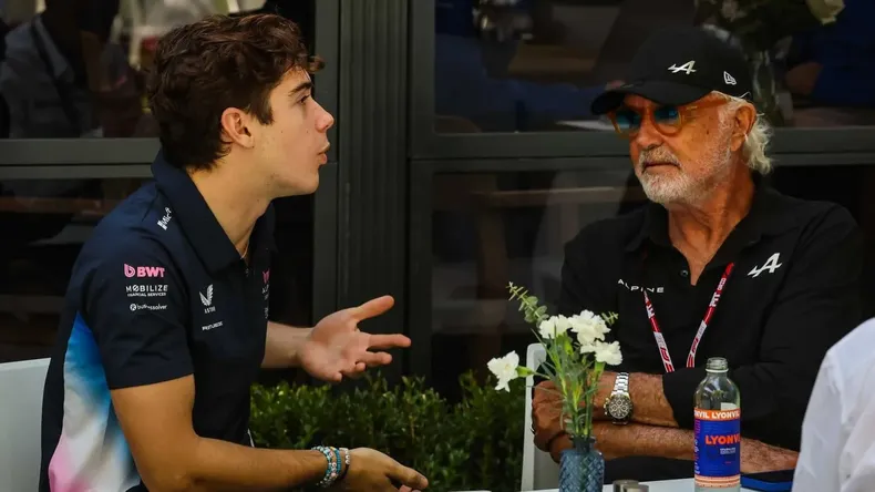 Briatore y su voto de confianza a Colapinto.