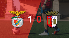 a benfica le alcanzo con un gol para derrotar a sc braga en el estadio do sport lisboa e benfica a benfica le alcanzo con un gol para derrotar a sc braga en el estadio do sport lisboa e benfica