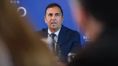 Julio Cordero en el Senado.