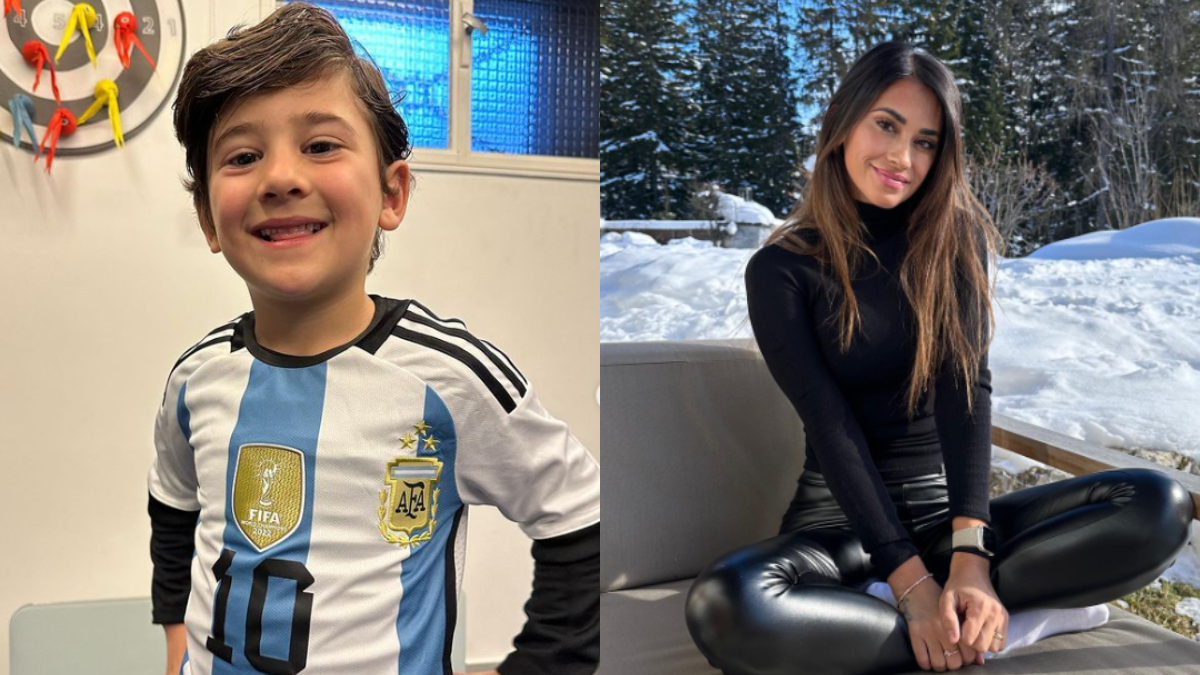 La tierna foto de Ciro Messi que public Antonela Roccuzzo en el