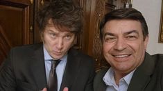 Javier Milei y Omar De Marchi.