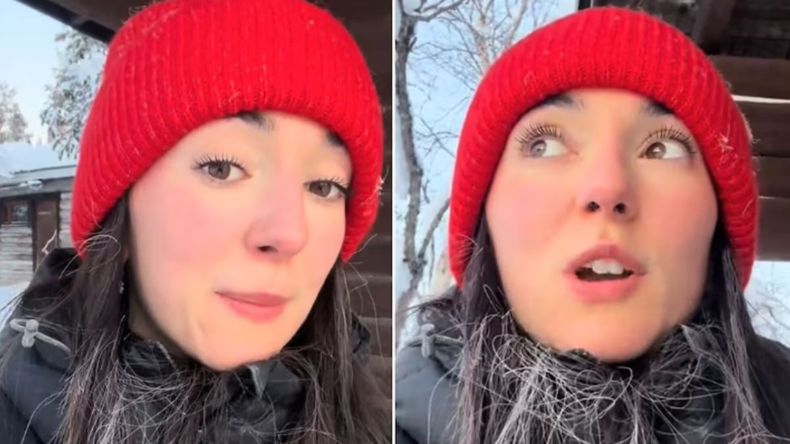 Viral: una joven contó los problemas que tiene al vivir en un lugar con -18°C.