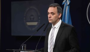 Manuel Adorni, vocero presidencial.