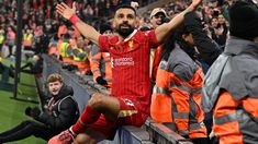 El egipcio Salah marcó un golazo y lo festejó ante su gente en Anfield. El egipcio Salah marcó un golazo y lo festejó ante su gente en Anfield.