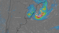 Este fenómeno podría afectar algunas regiones del país durante la tarde noche. Este fenómeno podría afectar algunas regiones del país durante la tarde noche.