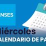 El organismo detalló el calendario de pagos de este miércoles. El organismo detalló el calendario de pagos de este miércoles.