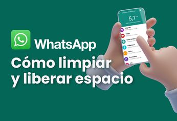 En simples pasos un usuarios puede borrar todo el contenido multimedia de WhatsAapp.