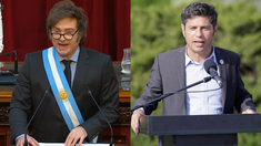 Milei volvió a arremeter contra Axel Kicillof.&nbsp;