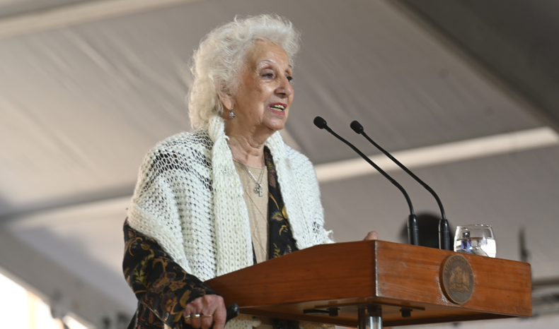 La presidenta de Abuelas de Plaza de Mayo