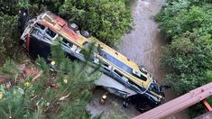 Un micro cayó a un arroyo y hay nueve muertos. Un micro cayó a un arroyo y hay nueve muertos.