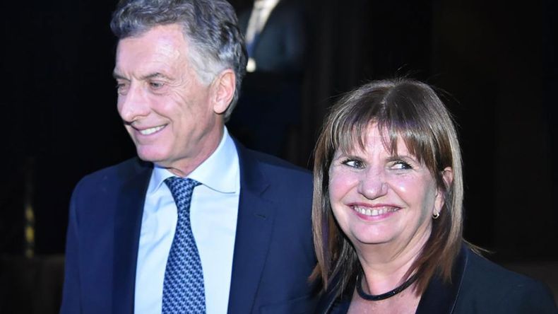 Patricia Bullrich junto a Mauricio Macri. Patricia Bullrich junto a Mauricio Macri.