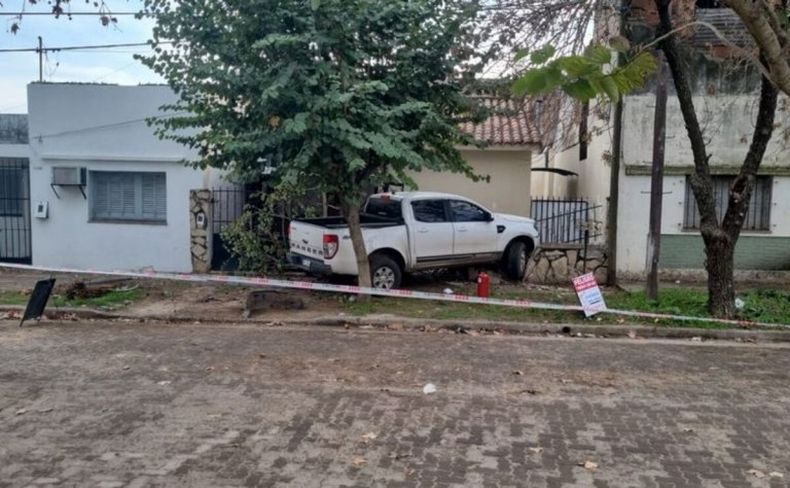 La casa de Alma Chamorro, donde se encontraron rastros de sangre. 