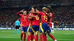 España festejó contra Francia. España festejó contra Francia.