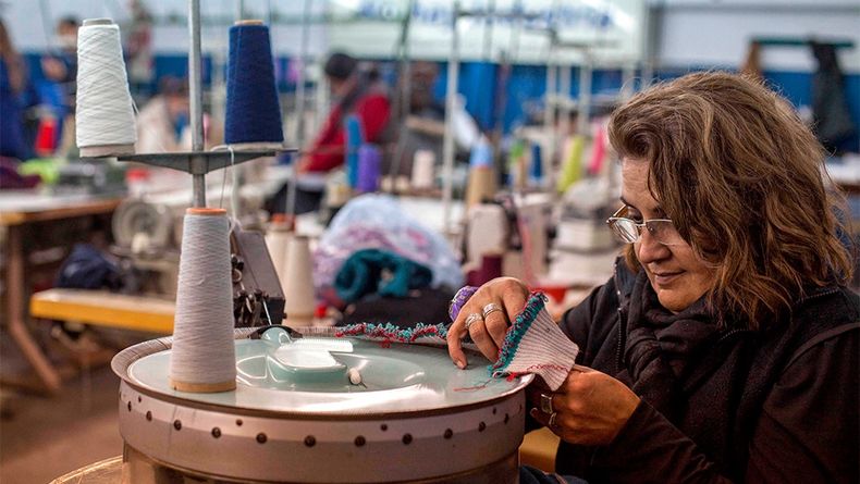 El sector textil funciona como un termómetro de la economía.