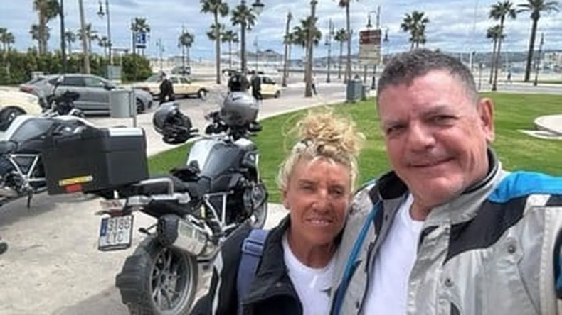 Gabriel Izzo y su esposa