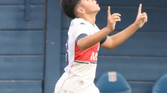 El nieto de Diego Maradona anotó su primer gol en la novena división de Tigre El nieto de Diego Maradona anotó su primer gol en la novena división de Tigre