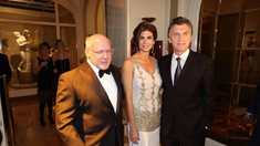 Otros tiempos. Julio Céscar Crivelli junto a Mauricio Macri y Juliana Awada.