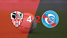 Doblete de Youcef Belaili en el triunfo 4-2 de Ajaccio AC frente a RC Strasbourg