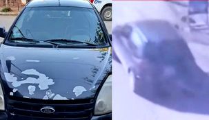 Las cámaras registraron un Ford Ka negro a pocos metros del ingreso al barrio Ampliación Ferreyra.&nbsp;