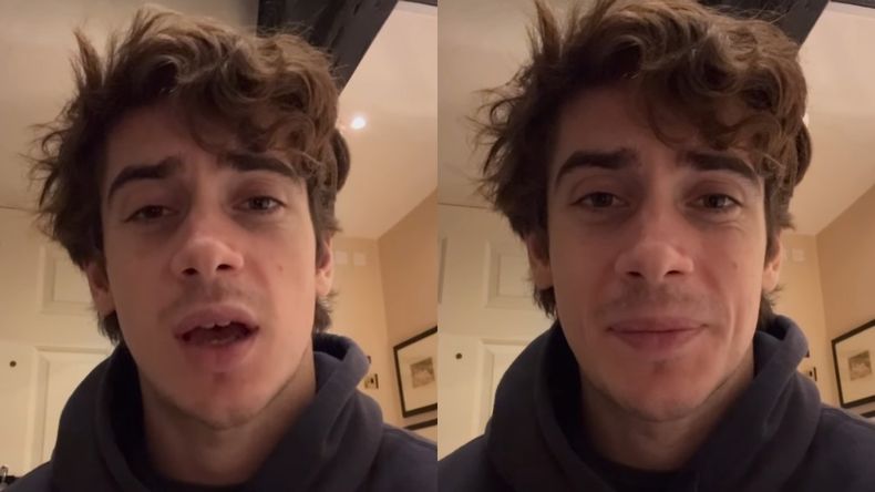 Franco Colapinto publicó un mensaje para sus fanáticos.&nbsp;