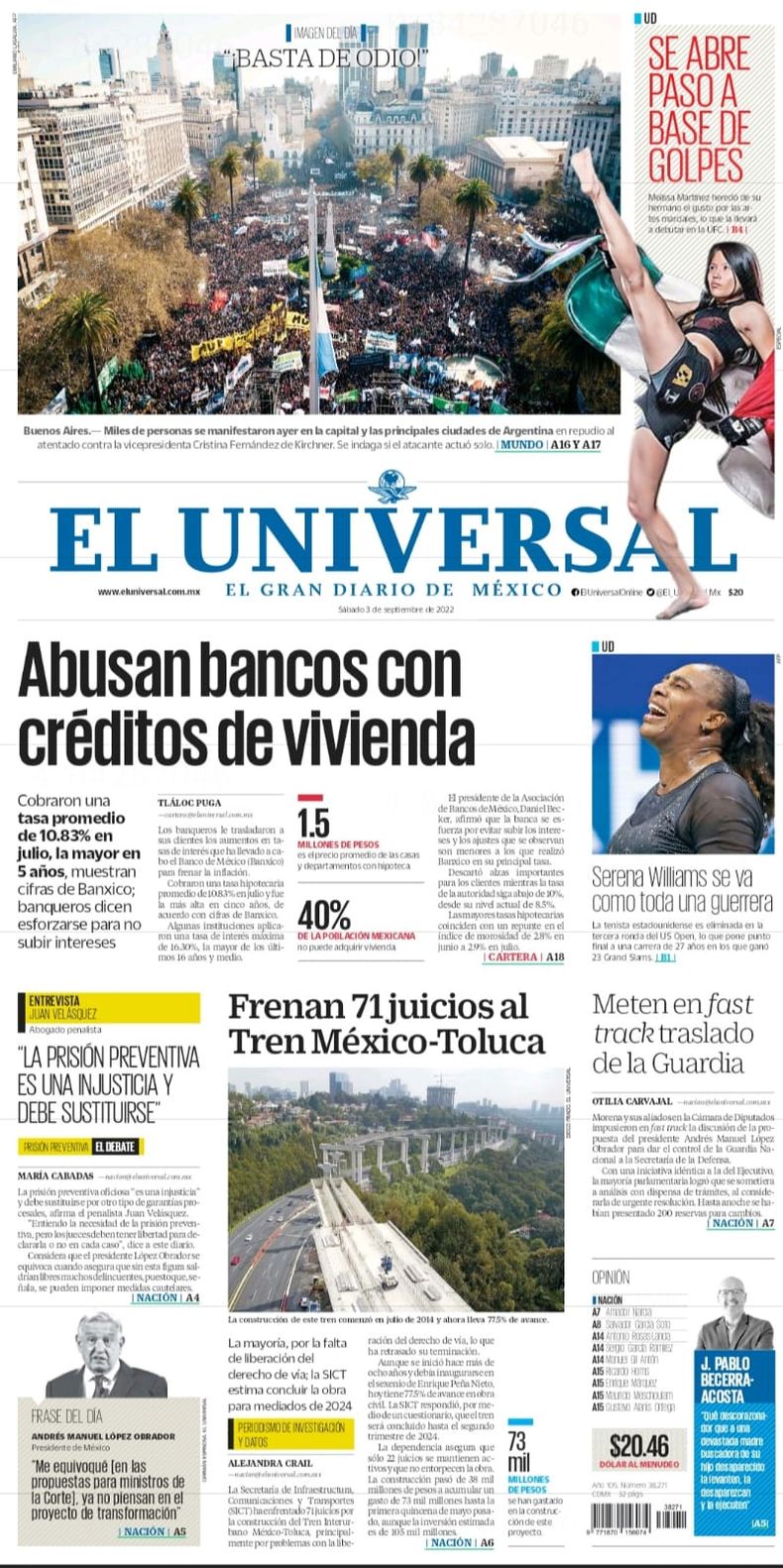 Así habló el mundo del atentado a Cristina Kirchner