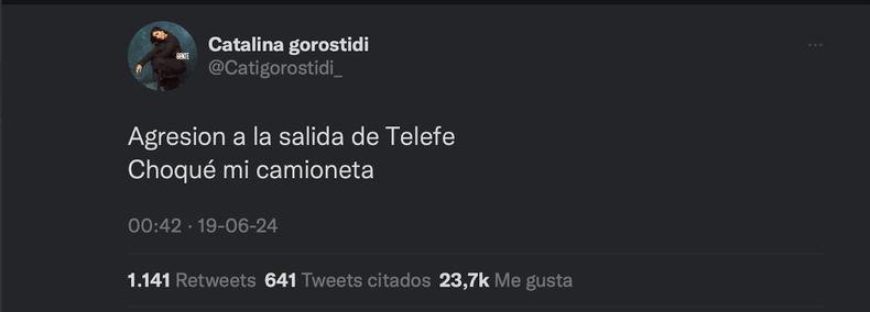 Catalina fue quien recibió un mayor ataque por las furiosas