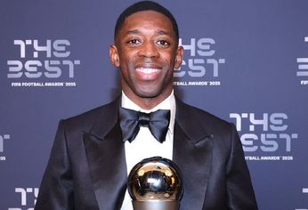 Ousmane Dembelé se quedó con el The Best como mejor futbolista masculino.