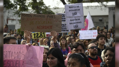 La jornada de lucha se organizó después de que un nene resultó herido por una bala cuando salía de la escuela. La jornada de lucha se organizó después de que un nene resultó herido por una bala cuando salía de la escuela.