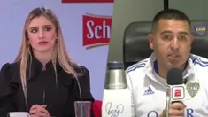 Riquelme se cruzó con Morena Beltrán por la forma de juego en el fútbol. Riquelme se cruzó con Morena Beltrán por la forma de juego en el fútbol.