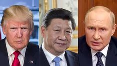 Trump cargó contra China y Rusia. Trump cargó contra China y Rusia.