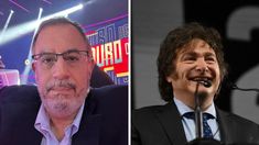 Carlos Maslatón y Javier Milei. Carlos Maslatón y Javier Milei.