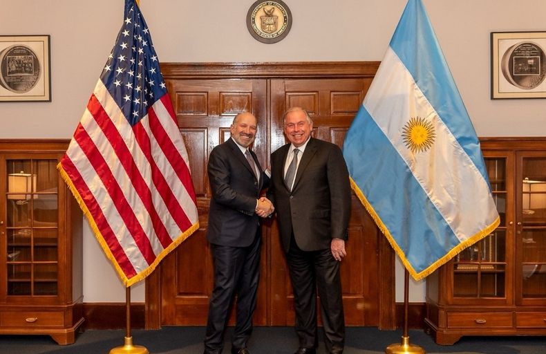 Gerardo Werthein se reunió con el secretario de Comercio de Estados Unidos