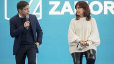 Axel Kicillof y Cristina Kirchner.