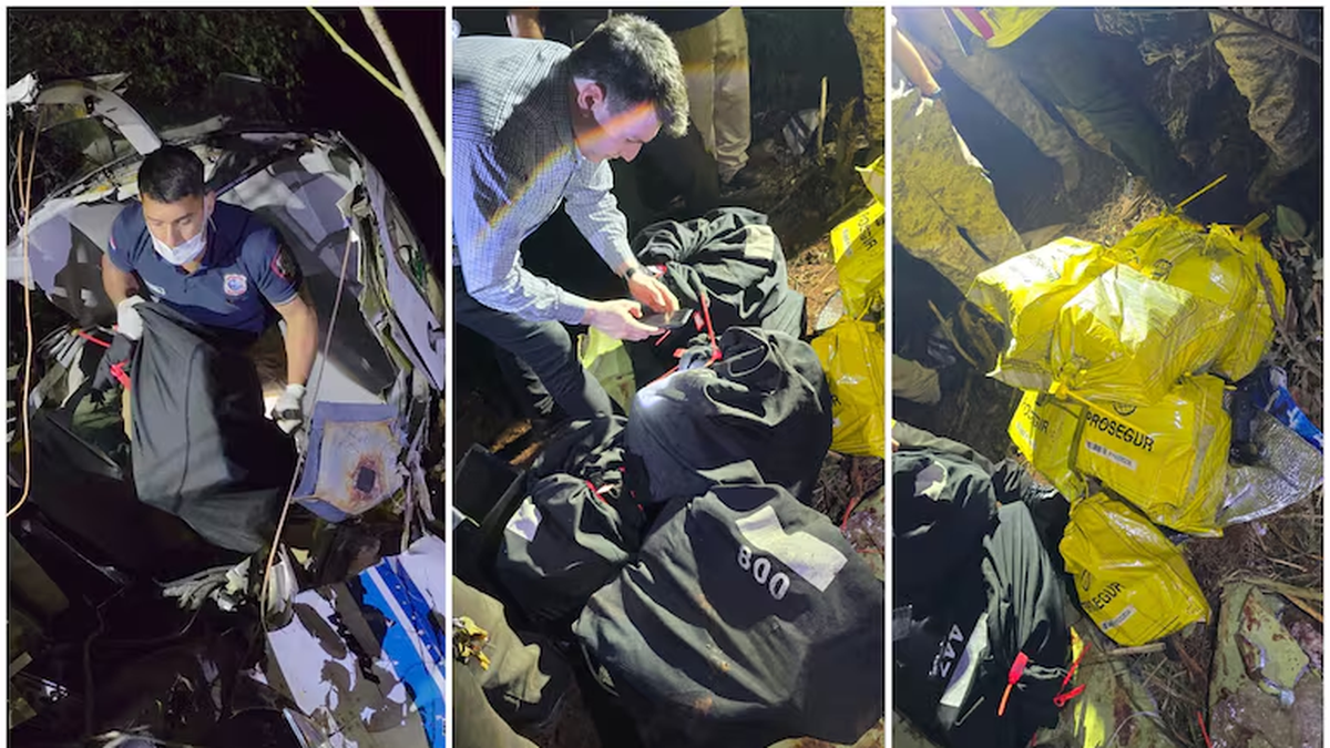 Se estrelló una avioneta de caudales en Paraguay y los vecinos saquearon u$s2 millones