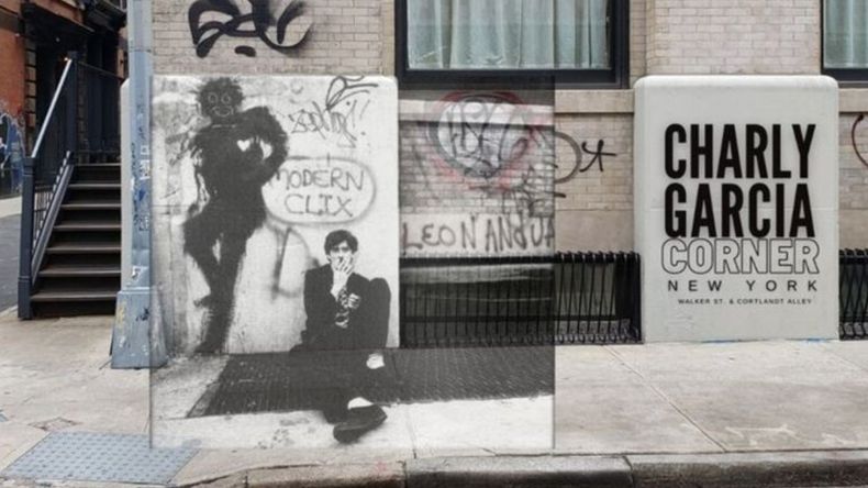El músico publicó unas palabras tras la inauguración de su esquina