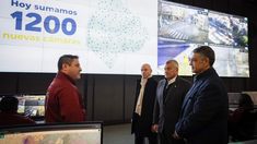 Jorge Macri en el Centros de Monitoreo Urbano de Chacarita.  