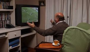 El Tano Pasman en una captura del video que se hizo viral en 2011.