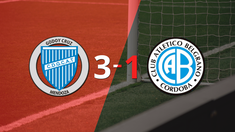 con muchos goles, godoy cruz derroto 3-1 a belgrano