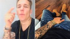 Impresentable: Alexander Caniggia se grabó haciendo ruidos raros y se toca las partes Impresentable: Alexander Caniggia se grabó haciendo ruidos raros y se toca las partes