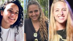 Romi Gonen, Emily Damari y Doron Steinbrecher, las primeras rehenes israelíes liberadas. Romi Gonen, Emily Damari y Doron Steinbrecher, las primeras rehenes israelíes liberadas.
