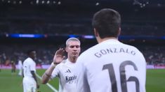 Mastantuono fue reemplazado por Gonzalo Garcí a los 14 minutos dela segunda etapa Mastantuono fue reemplazado por Gonzalo Garcí a los 14 minutos dela segunda etapa